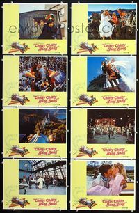 1g198 CHITTY CHITTY BANG BANG 8 movie lobby cards '69 Dick Van Dyke, Sally Ann Howes