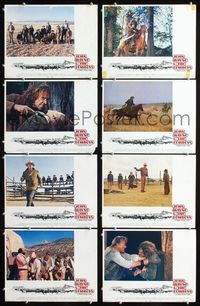 1g211 COWBOYS 8 movie lobby cards '72 big John Wayne, Bruce Dern, Robert Carradine