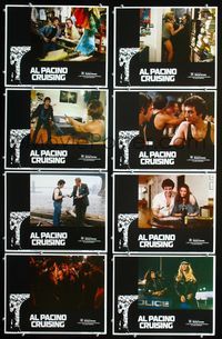 1g216 CRUISING 8 lobby cards '80 William Friedkin, undercover cop Al Pacino pretends to be gay!