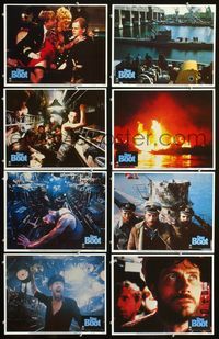 1g227 DAS BOOT 8 movie lobby cards '81 The Boat, Wolfgang Petersen German World War II classic!