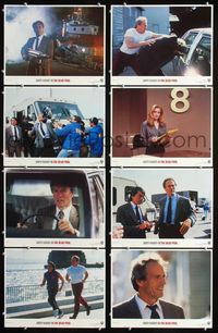 1g232 DEAD POOL 8 movie lobby cards '88 Clint Eastwood as tough cop Dirty Harry!