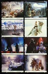 1g262 EMPIRE STRIKES BACK 8 color 11x14 movie stills '80 George Lucas sci-fi classic, great scenes!