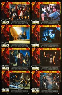 1g267 ESCAPE FROM L.A. 8 int'l movie lobby cards '96 Kurt Russell, John Carpenter