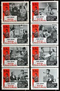 1g270 EVERY GIRL SHOULD BE MARRIED 8 movie lobby cards R54 Cary Grant, Franchot Tone, Diana Lynn