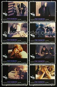 1g272 EXORCIST 8 movie lobby cards '74 William Friedkin, Max Von Sydow, horror classic!