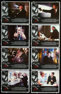 1g294 FIRST DEADLY SIN 8 movie lobby cards '80 Frank Sinatra, Faye Dunaway, James Whitmore
