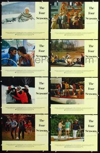 1g314 FOUR SEASONS 8 English movie lobby cards '81 Alan Alda, Carol Burnett, Sandy Dennis