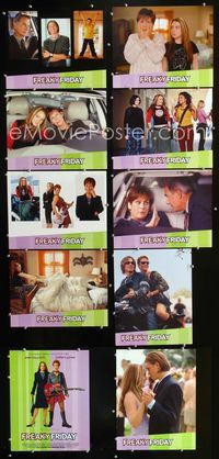 1g027 FREAKY FRIDAY 10 movie lobby cards '03 Jamie Lee Curtis, Linsday Lohan, Disney re-make!