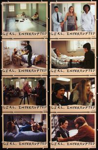 1g327 GIRL INTERRUPTED 8 LCs '99 Winona Rider, Angelina Jolie, Clea Duvall, Brittany Murphy
