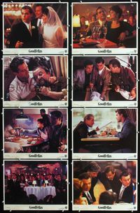 1g333 GOODFELLAS 8 LCs '90 Robert De Niro, Joe Pesci, Ray Liotta, Lorraine Bracco, Martin Scorsese