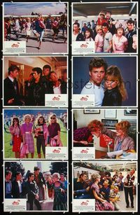 1g334 GREASE 2 8 movie lobby cards '82 Michelle Pfeiffer, Adrian Zmed, Maxwell Caulfield