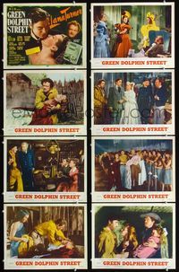 1g339 GREEN DOLPHIN STREET 8 movie lobby cards R55 Lana Turner, Van Heflin, Donna Reed, Frank Morgan