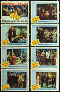 1g373 HOLIDAY FOR LOVERS 8 lobby cards '59 Clifton Webb, Jane Wyman, Jill St. John, Carol Lynley