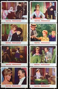 1g382 HOTEL PARADISO 8 movie lobby cards '66 Alec Guinness, sexy Gina Lollobrigida, Robert Morley