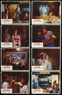 1g383 HOUSE WHERE EVIL DWELLS 8 movie lobby cards '82 Edward Albert, Susan George, horror in Japan!