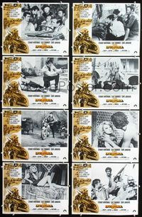 1g406 INVINCIBLE SIX 8 movie lobby cards '68 Stuart Whitman, sexy Elke Sommer, wild Iranian Bandits!
