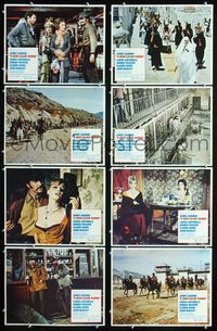 1g446 MAN CALLED SLEDGE 8 movie lobby cards '70 James Garner is savage, ornery & beautiful!