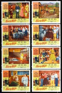 1g460 NAVY WIFE 8 movie lobby cards '56 Joan Bennett in the land of Geisha Girls!