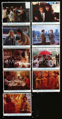 1g059 NEW YORK STORIES 9 movie lobby cards '89 Woody Allen, Martin Scorsese, Francis Ford Coppola