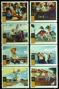 1g469 OLD MAN & THE SEA 8 lobby cards '58 John Sturges, Spencer Tracy, from Ernest Hemingway novel!