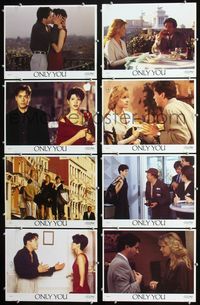 1g476 ONLY YOU 8 int'l movie lobby cards '94 Marisa Tomei & Robert Downey Jr. romantic comedy!