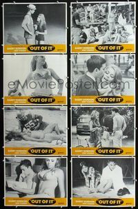 1g482 OUT OF IT 8 movie lobby cards '69 young Jon Voight, Barry Gordon, sexy beach babes!