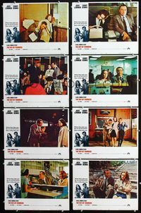 1g483 OUT-OF-TOWNERS 8 movie lobby cards '70 Jack Lemmon, Sandy Dennis, written by Neil Simon!