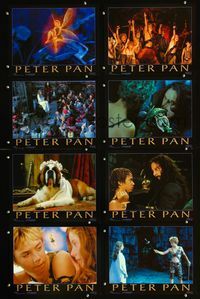 1g490 PETER PAN 8 int'l movie lobby cards '03 Jason Isaacs, fairytale fantasy re-make!