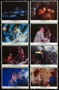 1g498 POLTERGEIST 2 8 movie lobby cards '86 JoBeth Williams, Craig T. Nelson, The Other Side!