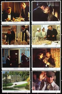 1g525 REMAINS OF THE DAY 8 movie lobby cards '93 Anthony Hopkins, James Fox, Christopher Reeve