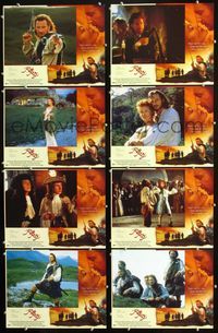 1g531 ROB ROY 8 int'l movie lobby cards '95 Liam Neeson, Jessica Lange, John Hurt, Tim Roth
