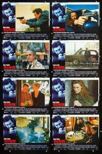 1g535 RONIN 8 int'l movie lobby cards '98 Robert De Niro, Jean Reno, Natascha McElhone