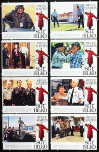 1g562 SGT. BILKO 8 int'l movie lobby cards '96 Steve Martin, Dan Aykroyd, Phil Hartman