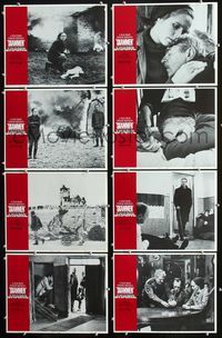 1g567 SHAME 8 movie lobby cards '69 Ingmar Bergman, Liv Ullmann, Max Von Sydow, Skammen!