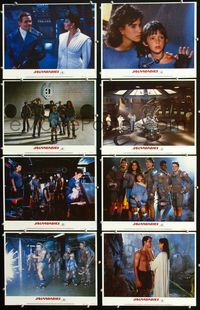 1g590 SOLARBABIES 8 movie lobby cards '86 Richard Jordan, Jami Gertz, Jason Patric, sci-fi!