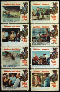 1g596 SONS OF KATIE ELDER 8 lobby cards '65 John Wayne, Dean Martin, Martha Hyer, Earl Holliman