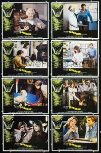 1g601 SSSSSSS 8 movie lobby cards '73 Strother Martin, Dirk Benedict, Heather Menzies, cobra snakes!