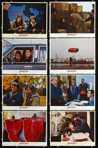 1g622 STRANGE BREW 8 movie lobby cards '83 wacky Canadians Rick Moranis & Dave Thomas!