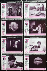 1g640 TARGETS 8 movie lobby cards '68 Boris Karloff, Peter Bogdanovich, cool sniper images!