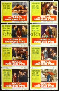1g666 TRAIL OF THE LONESOME PINE 8 movie lobby cards R55 Sylvia Sidney, Henry Fonda, Fred MacMurray