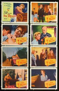1g671 TRUNK 8 movie lobby cards '61 English secret shock crime mystery!