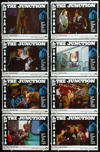 1g683 UP THE JUNCTION 8 movie lobby cards '68 Suzy Kendall is pregnant, Dennis Waterman