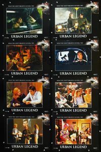 1g685 URBAN LEGEND 8 int'l movie lobby cards '98 Alicia Witt, Jared Leto, Tara Reid, Robert Englund