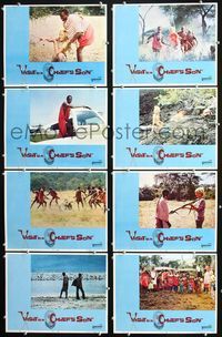 1g695 VISIT TO A CHIEF'S SON 8 LCs '74 Richard Mulligan, John Philip Hogdon, African adventure!