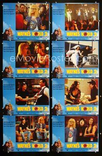 1g708 WAYNE'S WORLD 2 8 int'l LCs '93 Mike Myers, Dana Carvey, Walken, Saturday Night Live sketch!