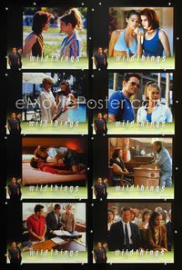 1g723 WILD THINGS 8 int'l lobby cards '98 Neve Campbell, Kevin Bacon, Matt Dillon, Denise Richards