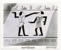 1h012 ART OF SELF DEFENSE 8.25x10 movie still '41 wacky cartoon Egyptian hieroglyphics!