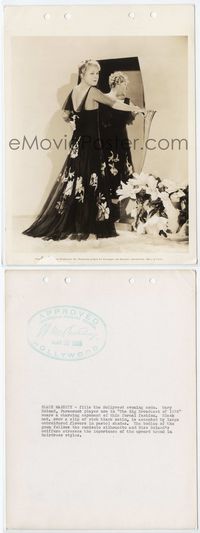 1h027 BIG BROADCAST OF 1936 key book still '36 Mary Boland wearing black satin dress by mirror!