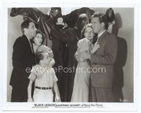 1h032 BLACK LEGION 8x10 movie still '36 Humphrey Bogart & family terrorized by hooded Klan members!