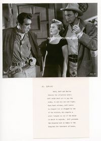 1h036 BLOWING WILD 7.25x9.25 still '53 3-shot of Gary Cooper, Barbara Stanwyck & Anthony Quinn!